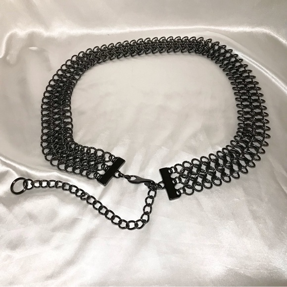 Chain Link Gun Metal Belt L/XL - Picture 1 of 4